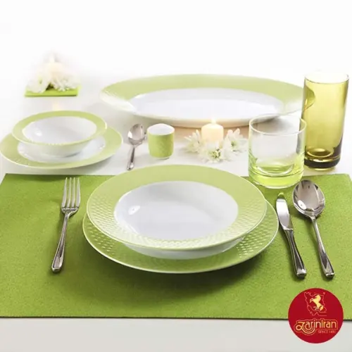 سرویس-چینی-زرین-28-پارچه-غذا-خوری-پسته