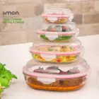 ست-ظرف-شیشه-ای--سرو-و-نگهداری-8پارچه-لیمون