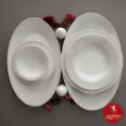 سرویس غذاخوری چینی زرین ایتالیا طرح کلارا 6 نفره