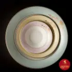 سرویس غذاخوری چینی زرین شهرزاد طرح برلیانت کوئین 6 نفره