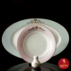 سرویس غذاخوری چینی زرین شهرزاد طرح برلیانت کوئین 6 نفره