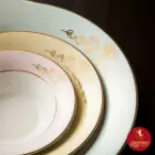 سرویس غذاخوری چینی زرین شهرزاد طرح برلیانت کوئین 6 نفره