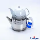 ست کتری و قوری تک دسته استیل یونیک UN-7285