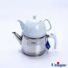 ست کتری و قوری تک دسته استیل یونیک UN-7285