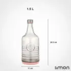 ابعاد-بطری-روستیک-1.5-لیتر-لیمون