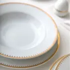سرویس چای خوری 17 پارچه چینی زرین رویه آرایی ایتالیا اف طرح سپیدار