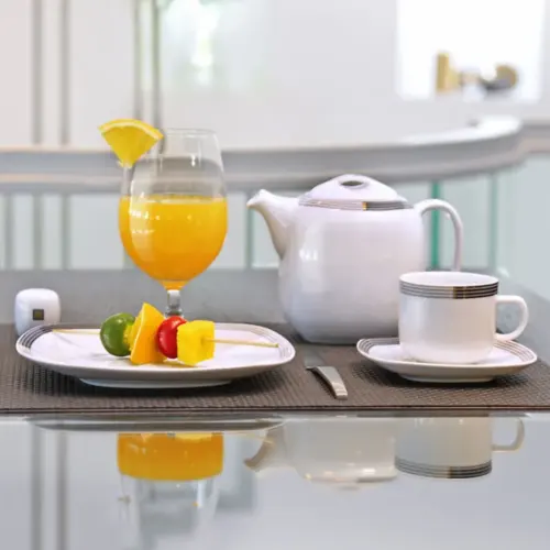 سرویس چینی زرین کواترو طرح وگاس اوریت 12 نفره 98 پارچه