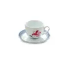 سرویس چینی 12 پارچه چای خوری والنسیا ارغوانی