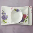 سرویس چینی 30 پارچه غذاخوری وینچی چینی زرین روژ