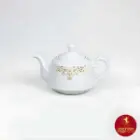قوری چینی زرین لندنی طرح مونت کارلو طلایی