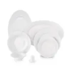 چینی زرین سرویس 6 نفره غذاخوری رادیانس سفید