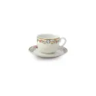 سرویس 12 پارچه چای خوری ایتالیا اف طرح گلستان