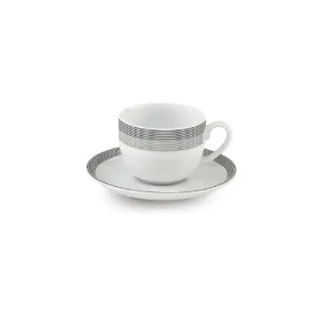 نمایش جزئیات برای سرویس چای خوری چینی زرین ایتالیا اف طرح سیلورلاینر 12 پارچه سرویس 12 پارچه چای خوری ایتالیا اف طرح سیلورلاینر