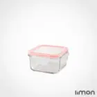 ظرف-شیشه-ای-مربع-درب-دار-440-میلی-لیتری-لیمون