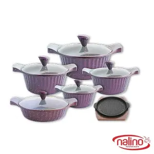 سرویس قابلمه نالینو 12 پارچه گرانیت مدل amaris