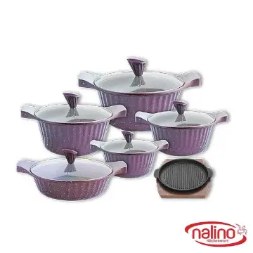 سرویس قابلمه نالینو 12 پارچه گرانیت مدل amaris