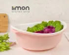 ست آبکش و لگن بیضی لیمون سایز 1