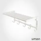جا حوله تاشو لیمون رنگ سفید
