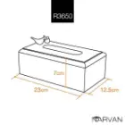 جای دستمال کاغذی چوبی نارون R3650