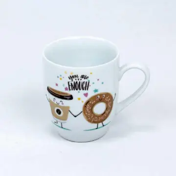 ماگ چینی دسته دار طرح کافی