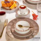 تعداد پارچه های سرویس چینی والندورفر Wallendorfer نئوکلاسیک سورن طلایی 12 نفره
