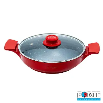 نمایش جزئیات برای تابه گرانیتی فورته مدل اسکار پلاس سایز 28 رنگ قرمز تابه گرانیتی فورته مدل اسکار پلاس سایز 28 رنگ قرمز