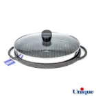 تابه گریل چدنی یونیک بیضی درب دار UN-6011