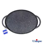 تابه گریل چدنی یونیک بیضی درب دار UN-6011