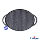 تابه گریل چدنی یونیک بیضی درب دار UN-6011