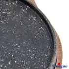 تابه گریل چدنی یونیک درب دار با زیره چوبی UN-6005