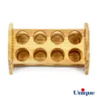 جا ادویه چوبی 8 تایی پایه کج یونیک UN-6103