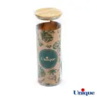 بانکه حبوبات شیشه ای درب چوبی 1200 یونیک UN-1314