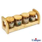 ست ادویه 4 عددی پایه دار یونیک UN-6133