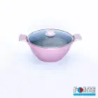 خرید قسطی سرویس قابلمه رزگلد فورته اسکار پلاس 18 پارچه