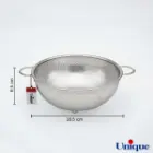 آبکش 6 پارچه پانچی دو دسته یونیک UN-4055