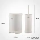سطل و فرچه درب رنگی لیمون