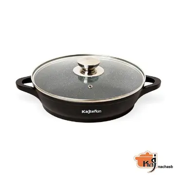 تابه سایز 28 دو دسته دایکاست گرانیتی مشکی کاج نچسب