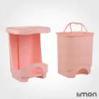 سطل 4 گوش طرح بامبو لیمون سایز کوچک (3لیتری)