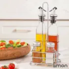 ست آبلیمو خوری و نمک پاش مربع لیمون