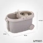 سطل و تی چرخشی لیمون