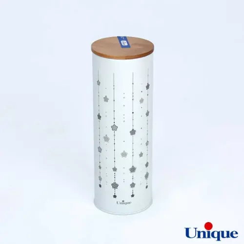 سرویس آشپزخانه 19 پارچه فانتزی درب بامبو طرح ستاره آویز یونیک UN-8096
