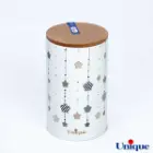 سرویس آشپزخانه 19 پارچه فانتزی درب بامبو طرح ستاره آویز یونیک UN-8096