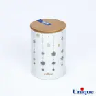 سرویس آشپزخانه 19 پارچه فانتزی درب بامبو طرح ستاره آویز یونیک UN-8096