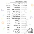 سرویس قاشق چنگال فیلیکس طلایی 157 پارچه مدل 145MW