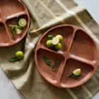 اردورخوری چوبی گرد چهار خانه تیریتی کوچک B2124