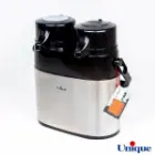 فلاسک دوقلو 1 لیتر استیل شیشه دار یونیک UN-9040