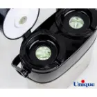 فلاسک دوقلو 1 لیتر استیل شیشه دار یونیک UN-9040