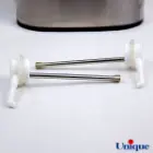 فلاسک دوقلو 1 لیتر استیل شیشه دار یونیک UN-9040