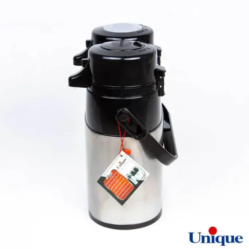 فلاسک دوقلو 1 لیتر استیل شیشه دار یونیک UN-9040