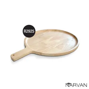 تخته سرو پیتزا تخت چوبی نارون بزرگ R2925